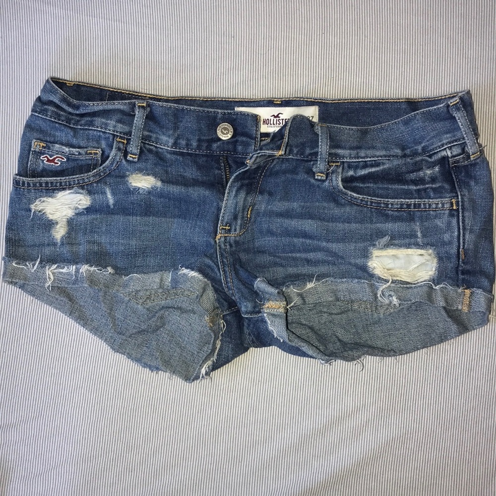 Hollister jean shorts